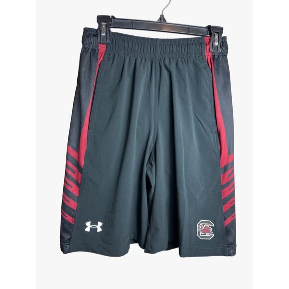 GAMECOCKS UNDER ARMOUR WOMEN'S BASKETBALL SHORTS - SMALL - Picture 1 of 4